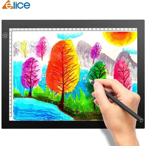 Elice A4 LED Light Pad Artcraft Tracing Light Box Copy Board Digital Tablets Painting Writing Drawing Tablet Sketching Animation