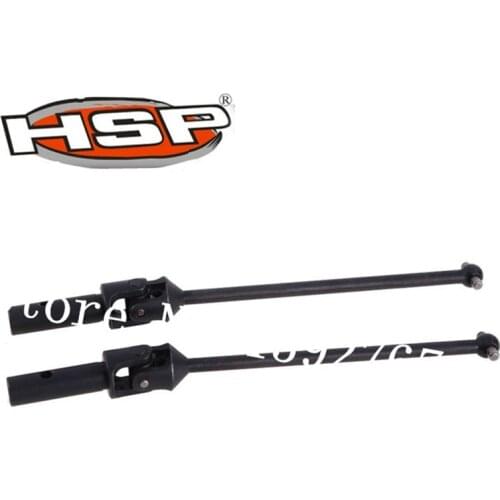 2pcs HSP 860019 Universal Drive Joint Shaft 2P Spare Parts for 1/8 Scale Models RC Car Himoto Exceed Redcat