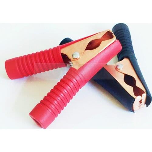 Alligator Clips Hot Car Battery Clamps Crocodile Clip 100A Red Black Electrical connection battery terminals power wire test