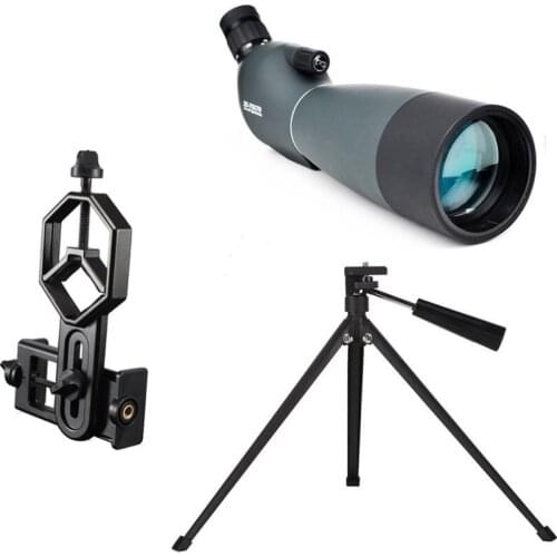 Spotting Scope SV28 Telescope Zoom 25-75X 70mm Waterproof Birdwatch Hunting Monocular & Universal Phone Adapter Mount Free ship