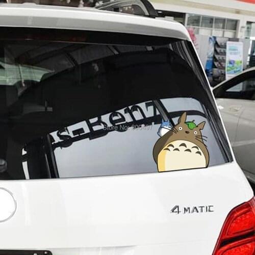 10 x Car-Styling Cartoon Lovely Cat Totoro Peering Car Stickers Motorcycle Decals for Toyota Ford Chevrolet VW Opel Tesla Honda