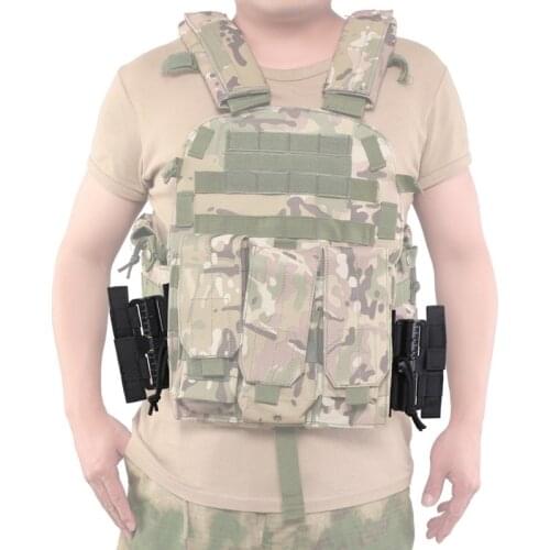 1000D Nylon Quick Release Buckle SetSingle Point Molle Buckle Set With Hook And Loop Fastener For JPC CPC NCP XPC VEST