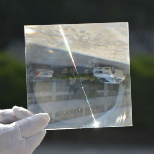 100x100mm Optical PMMA Plastic Solar Fresnel Lens Focal Length 50 55 90mm Advertising Lights Traffic Lights DIY Projector Lens