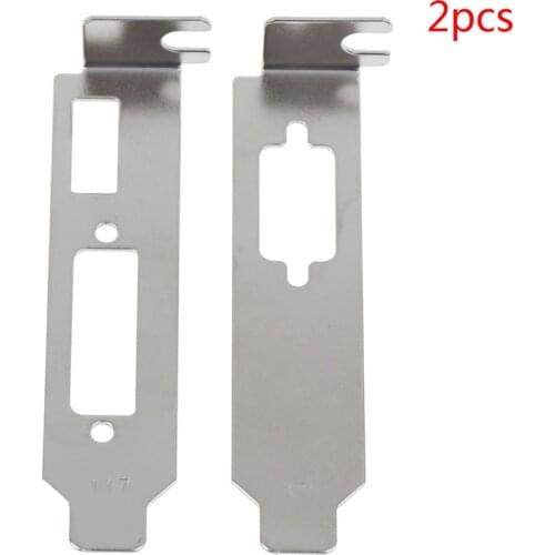 2pcs/ set Low Profile Bracket Adapter -compatible DVI Port For Half Height Graphic Video Card Set
