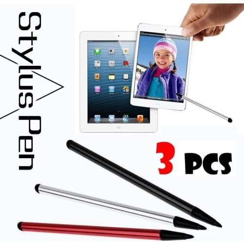 2 In 1 Capacitive Resistive Pen Touch Screen Stylus Pencil For Tablet Ipad Cell Phone Pc Capacitive Dual-purpose Stylus Pen