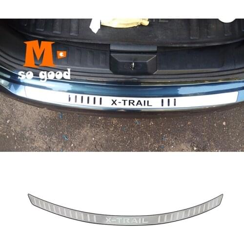 2014 2015 2016-2020 For Nissan X-Trail XTrail T32 Ultrathin Stainless Rear Bumper Protectors Sill Exterior Guard Pedal Accessory