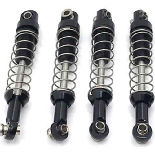 4PCS Shock Absorber with Extender Hard Kits for WPL C14 C24 C34 C44 for MN D90 D91 MN45 MN96 MN99 RC Car Parts