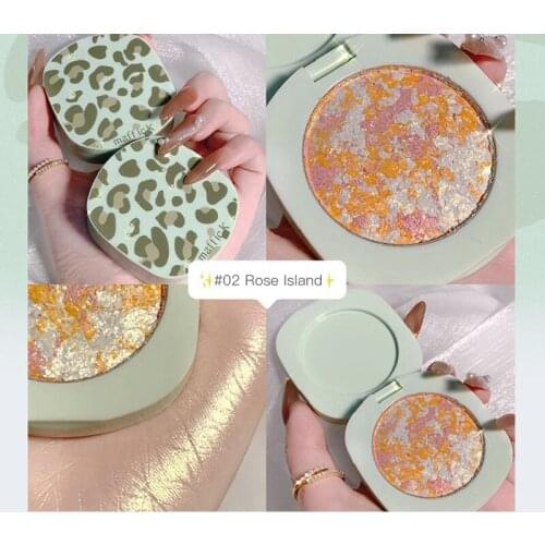 6 Colors Highlighter Powder Glitter Palette Makeup Glow Face Contour Shimmer Illuminator Highlight Makeup Maquillaje TSLM1