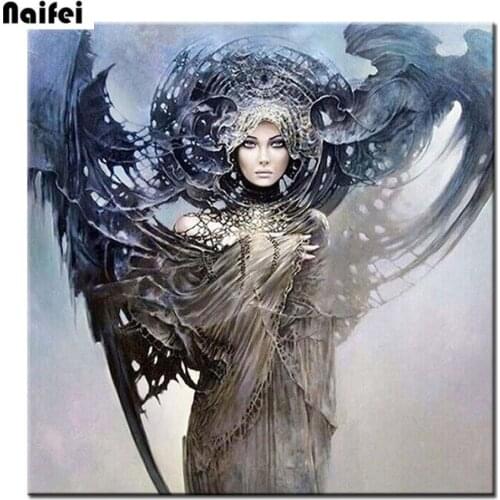 5D DIY Diamond Painting Full Square/Round Drill Fantasy Art Goddess 3D Embroidery Cross Stitch Mosaic Rhinestone Gift Home Decor