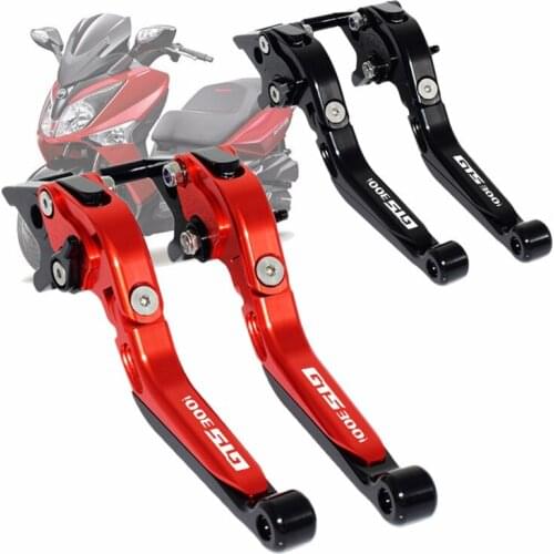 Motorcycle CNC aluminum Folding Extendable brake digital clutch hand brake lever accessories For SYM GTS300i gts 300i all years
