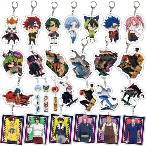 Anime SK∞ SK8 the Infinity Reki Kyan Miya Langa Character Keychain Cosplay Acrylic Key Chain Pendant Keyring Prop