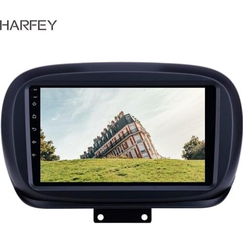Harfey 9" Car Multimedia player for 2014-2019 Fiat 500X Android 8.1 HD Touchscreen GPS Navigation car Radio support SWC Carplay