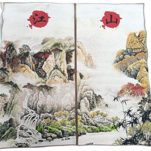 Worthy Collection Oriental Vintage Article 4 The Screen Thangka Landscape Painting