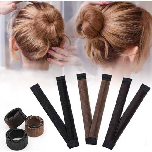 French Magic Bun Maker Donuts Bud Head Band Ball French Curly Hair Bun Sweet Hair Braider Hairpin Tool DIY Tool Hair Accessories