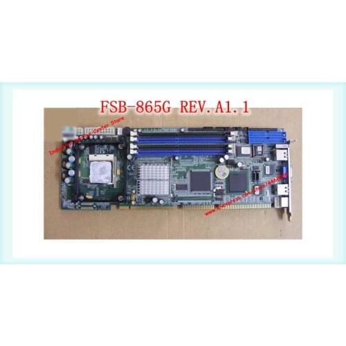 FSB-865G REV.A1.1 865G Full Length Industrial Control Card With SATA Dual Network Card