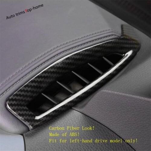 Yimaautotrims Dashboard Side AC Air Conditioning Outlet Vent Cover Trim Fit For Toyota C-HR CHR 2016 - 2021 Interior Mouldings