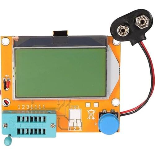 LCR-T4 12864 LCD Graphical Transistor Tester Resistance Capacitance ESR SCR Meter