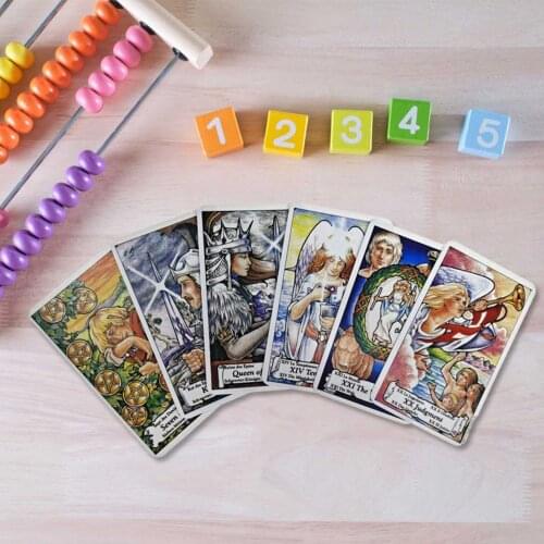 Magician Tarot Cards Delightful Images Spark Imagination Tarot Cards English Version Board Game Cards For Party Household Tarot