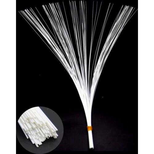 Building model material DIY 0.5mm round rod 100 ABS plastic 50cm long toy sand table making landscape diorama white round rod