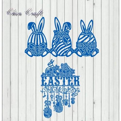 Rabbit and frog Metal Cutting Dies Scrapbooking Craft Dies Cuts DIY Album Card make Stencils die template