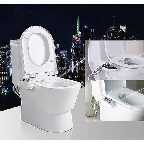 Non-electric toilet bidet with female cleaning nozzle spray,washing Feminine butt smart seat bidet,women shower ass bidet,J17143