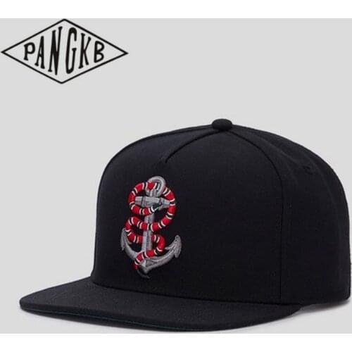 PANGKB Brand ANCHORED CAP spring autumn black snapback hat hip hop Headwear for men women adult outdoor casual sun baseball cap