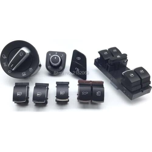 Window headlight mirror lock /unlock switch for VW Passat 5ND941431A,3C0962125B,35D959903,5ND959565A,5ND959857,5ND959855