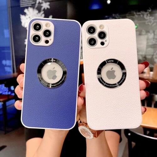 For Apple iphone 12 Pro Max Case Luxury Soft PU Leather Slim Skin protective Back Cover Case For iphone 11 pro max iphone12