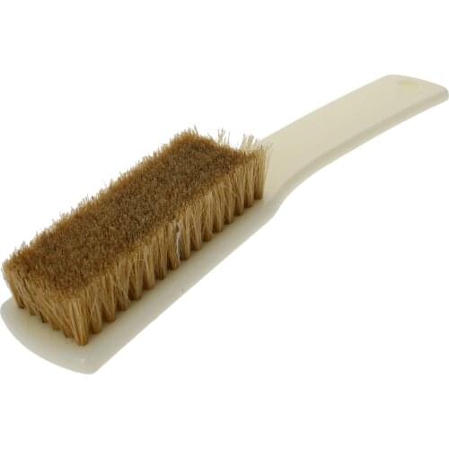 Utoolmart 1/2/3pcs Yellow Soft Stainless Steel Wire Brush 6-Row Plastic Handle 265mm Length Big Model Handmade Brushes