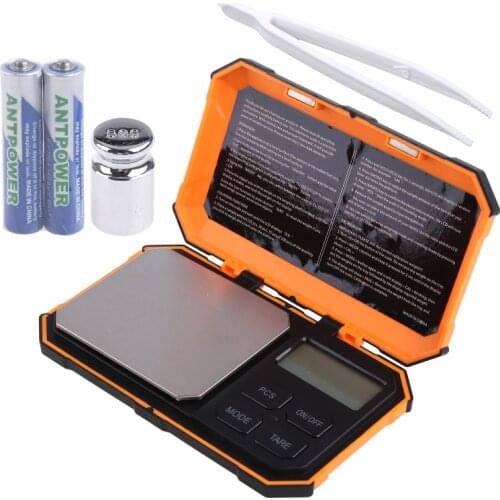 Q9QF Precision Digital Pocket Food Scale Mini Jewelry Scale with 6 Weighing Modes Weight Transparent Protective Cover