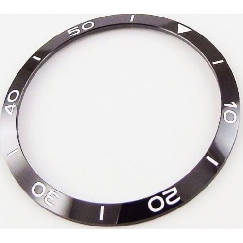 High Quality 39mm Black Watch Ceramic Bezel Ring Insert Replacement for 41mm Watch