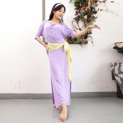 Sexy Baladi Shaabi Women Belly Dance Dress Robe Dancing Wear With Hip Scarf Female Practice Costume