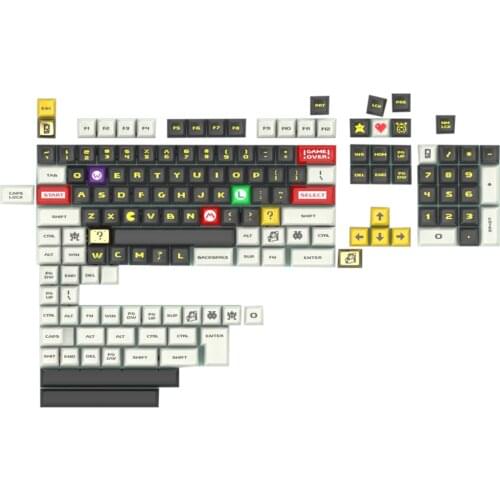 158Pcs Keys Yagekeycap Video Game Keycaps SA ABS Keycaps Set For DIY 60% 87 TKL 104 108 MX Switches Gaming Mechanical Keyboard