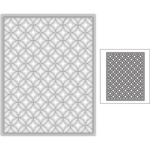 2020 New Hot Rectangle Circle Nesting Debossing Background Metal Cutting Dies and For Die Scrapbooking Foil Cut Crafts No Stamps