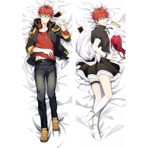 Anime Game Mystic Messenger 707 Luciel Choi Han Jumin Hugging Body Pillow Cover Case Male Bedding Dakimakura Hold Pillowcases