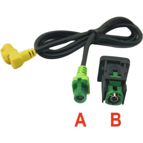 Car OEM RCD510 RNS315 USB Cable With Switch For volkswagen Golf MK5 MK6 VI 5 6 Jett CC Tiguan Passat B6 Armrest Position CAS039