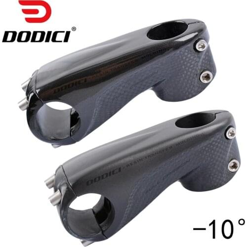 DODICI 158g Full Carbon Bicycle Stem Riser Ultralight Road Bike MTB Cycling Parts 31.8mm Handlebar Adapter 80/90/100mm