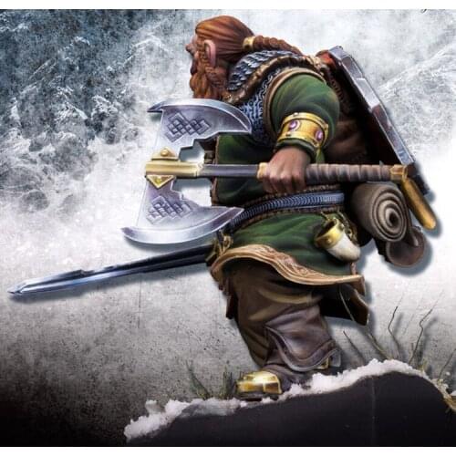 1/24 75mm resin brion bearsonn dwarf action figure Boxeeq Garage Kits terminal person bornal militar modern model