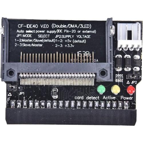 Flash CF to 3.5 Female Converter Card 1pcs JETTING New 40 Pin IDE Bootable Adapter CF to IDE Adapter Compact