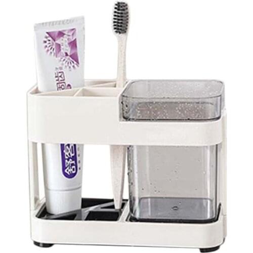 Creative Bathroom Supplies Wash Set Toothpaste Tumbler Toothbrush Holder Plastic Bathroom Household Accessories LBShipping