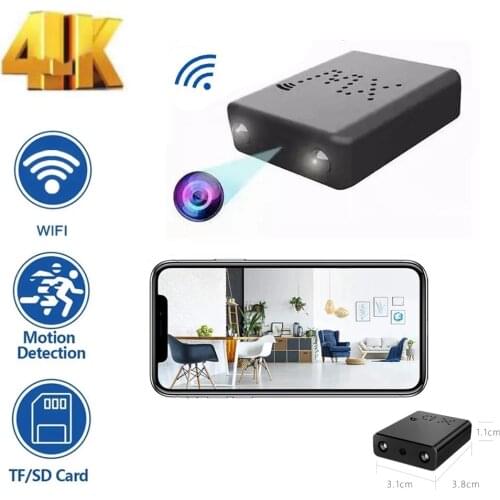 Mini Wifi Camera Full HD 4K 1080P Home Security Camcorder Night Vision Micro Secret Cam Motion Detection Video Voice Recorder