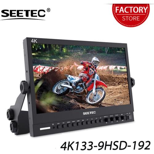 SEETEC 4K133-9HSD-192 13.3 Inch IPS 3G-SDI 4K HDMI Broadcast Monitor Director Desktop LCD Monitor