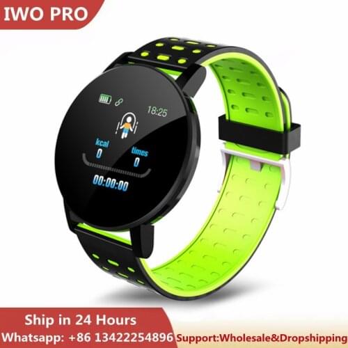 119 Plus Smart Bracelet Watch For Men Heart Rate Wristband Sports Watches Band Waterproof Smartwatch Android With Alarm Clock