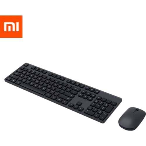 Original Xiaomi Wireless Office Keyboard & Mouse Set 104 Keys 2.4GHz Windows PC MAC Compatible Portable USB Keyboard Office