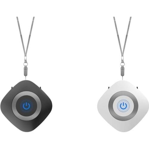 Air Purifier Necklace Wearable Air Purifier Ionizer for Home Portable USB Charging Air Cleaner