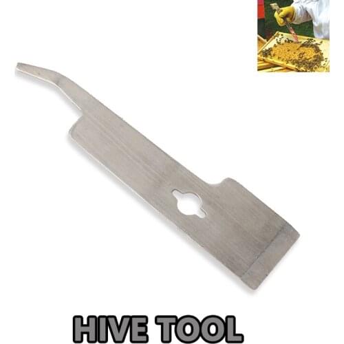 Beekeeping Equipment High Quality Stainless Steel Widen Handle J - type Hive Tool HDHT-013