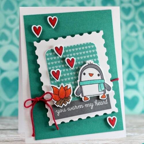 Grilling Penguins Clear Stamps Seal for Scrapbooking Decorative Paper Cards Making Crafts Supplies Transparent Stamp New 2018