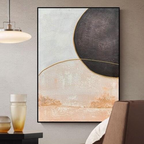 Christmas Abstract Modern Landscape Handmade colorful Abstract Style Thick Oil Painting on Canvas For Home Decorative Wall Art