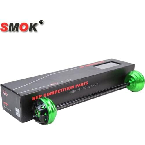SMOK For Kawasaki V650 Versys 650 2015-2016 Motorcycle Accessories CNC Aluminum Front Axle Fork Crash Sliders Wheel Protector
