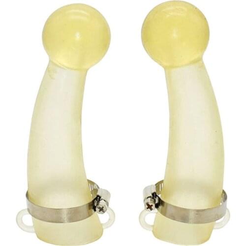 2pcs Calf Prevent Collision Tool Calf Horn Cover Anti Fighting Cow Cattle Angle Proof Top Cover Silicone Protect Cover